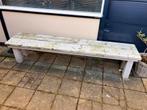 Houten tuin bankje, Ophalen, Zo goed als nieuw, Hout