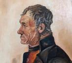 Olieverf. Portret gesigneerd, Ophalen of Verzenden