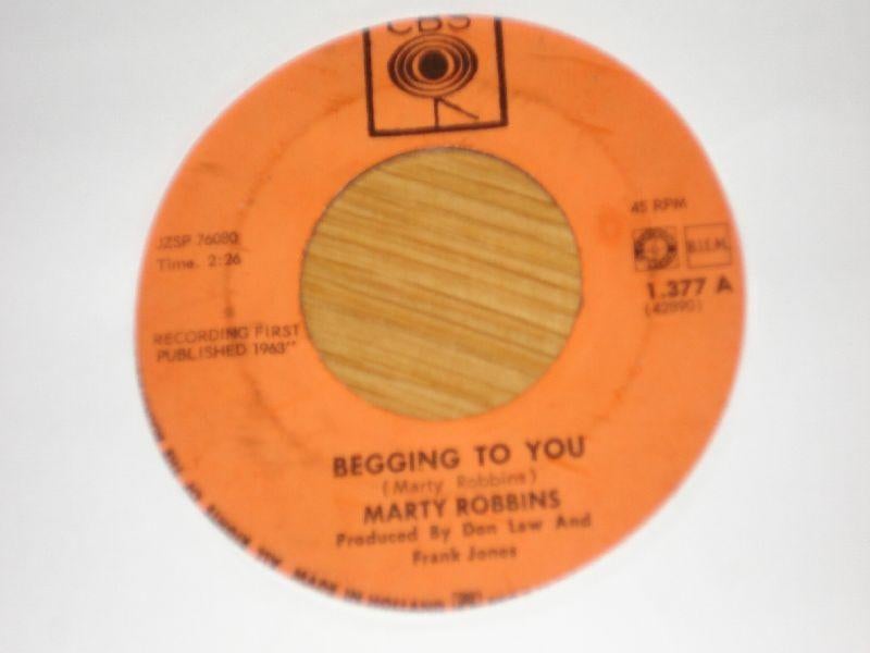 Marty Robbins    Begging For You    Orgineel, Ophalen of Verzenden, Zo goed als nieuw, Country en Western