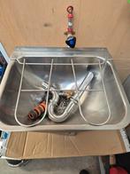 RVS Spoelbak - Ideaal voor Camper of Werkplaats, Ophalen of Verzenden, Gebruikt