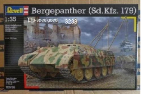 Modelbouw Revell 3238 1:35 Bergepanther (Sd.Kfz. 179), Hobby en Vrije tijd, Modelbouw | Auto's en Voertuigen, Nieuw, Tank, 1:32 tot 1:50