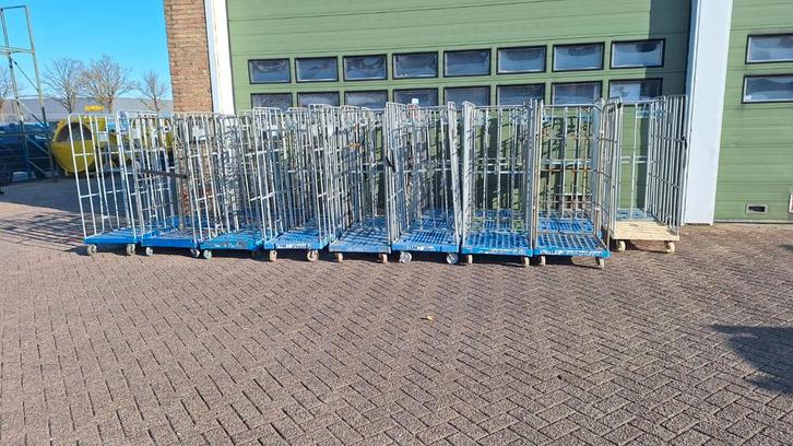 Rolcontainers ca. 72x 80x 164/ 171 cm, Doe-het-zelf en Verbouw, Transportwagens, Gebruikt, Transportkar, Ophalen