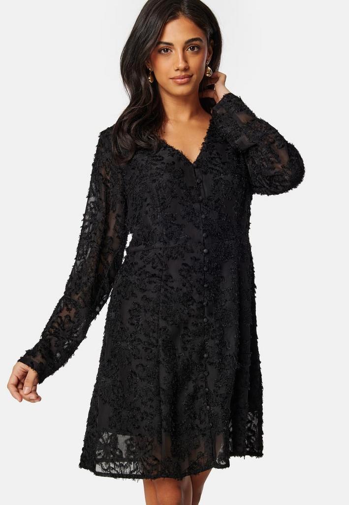 Pieces blousejurk maat M, Kleding | Dames, Jurken, Nieuw, Maat 38/40 (M), Zwart, Boven de knie, Verzenden