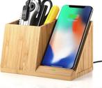 Bamboe pennenbak/telefoonlader, Ophalen of Verzenden, Nieuw