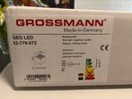 Grossmann GEO 72 Muurlamp LED Aluminium, 2-lichts, Huis en Inrichting, Ophalen, Nieuw, Glas