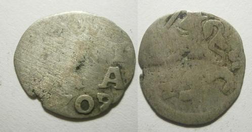 West Friesland Dubbele Stuiver 1709 (over 7?) -S-, Postzegels en Munten, Munten | Nederland, Losse munt, 10 cent, Vóór koninkrijk