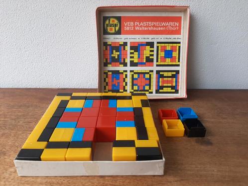 Plaspi Kubus Steck und Legespiel West Germany, Kinderen en Baby's, Speelgoed | Educatief en Creatief, Zo goed als nieuw, Ophalen of Verzenden