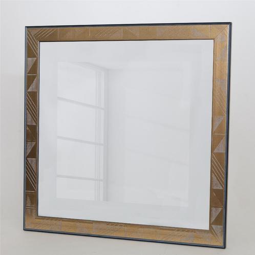 GOUDKLEURIG HOUTEN LIJST MET GLAS., Huis en Inrichting, Woonaccessoires | Lijsten, Nieuw, Minder dan 50 cm, Minder dan 50 cm, Hout