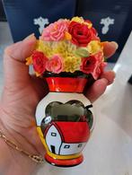 Atlas Collection Bloemenvaasje met Huis, Verzamelen, Beelden en Beeldjes, Ophalen of Verzenden