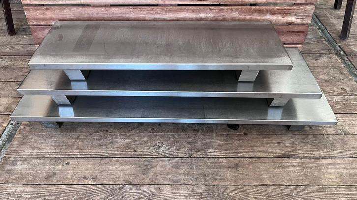 RVS buffetverhogers 9 stuks horeca kwaliteit, Huis en Inrichting, Keuken | Keukenbenodigdheden, Gebruikt, Ophalen