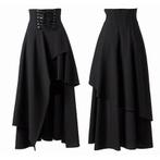 Zwarte lange gothic rok (dames vrouwen victoriaanse kleding), Kleding | Dames, Maat 38/40 (M), Verzenden, Nieuw, Kleding