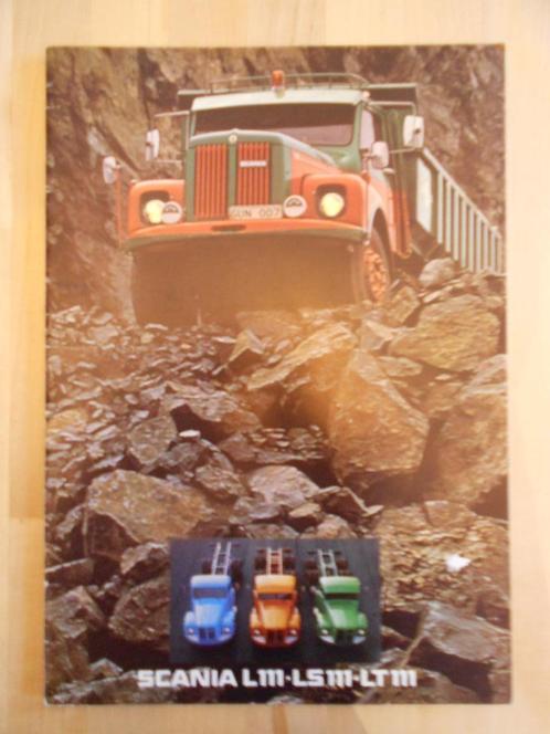 Scania L111 LS111 LT111 Brochure 1974 – Torpedo L LS LT 111, Boeken, Auto's | Folders en Tijdschriften, Zo goed als nieuw, Overige merken