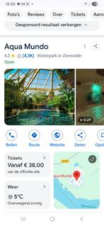 Aqua Mondo Centre parcs Eemhof, Drie personen of meer, Ticket of Toegangskaart