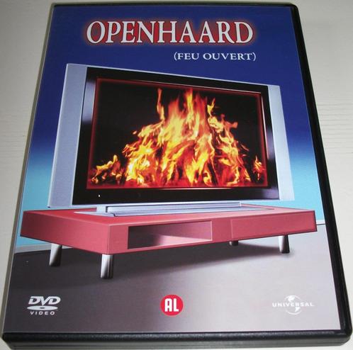 Dvd *** OPENHAARD *** Knapperend open haard vuur, Cd's en Dvd's, Dvd's | Documentaire en Educatief, Zo goed als nieuw, Overige typen