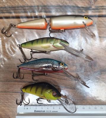 set 4 x Salmo whitefish Jointed, Perch , Hornet Kunstaas beschikbaar voor biedingen
