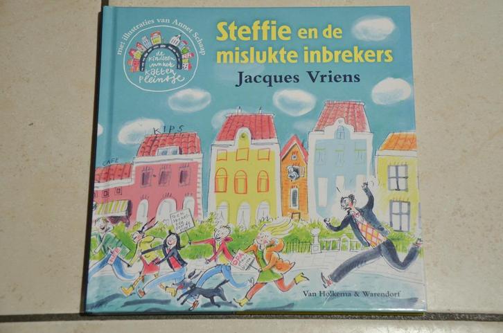 Steffie en de mislukte inbrekers / Jacques Vriens, Boeken, Kinderboeken | Jeugd | onder 10 jaar, Zo goed als nieuw, Fictie algemeen