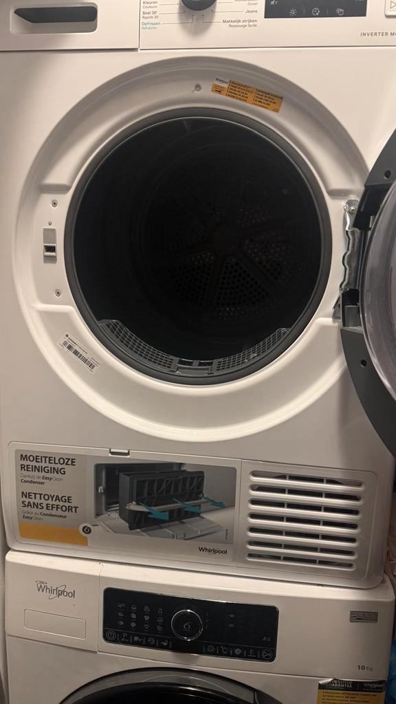 Whirlpool Condens Droger - Energiezuinig!, Witgoed en Apparatuur, Wasdrogers, Gebruikt, Condens, Voorlader, 8 tot 10 kg, 85 tot 90 cm
