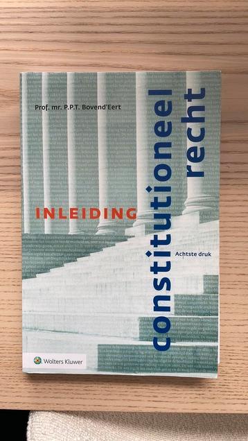 P.P.T. Bovend'Eert - Inleiding constitutioneel recht beschikbaar voor biedingen