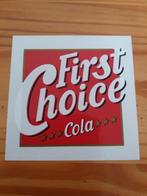 sticker First Choice cola, Verzamelen, Stickers, Ophalen of Verzenden, Zo goed als nieuw, Merk