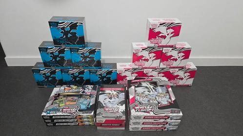 Pokemon Black Bolt & White Flare ETB / Bundles / Binders, Hobby en Vrije tijd, Verzamelkaartspellen | Pokémon, Nieuw, Boosterbox
