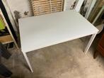 Witte Kunststof/Metalen Tafel + Kunststof Stoelen set 4st, Huis en Inrichting, Tafels | Eettafels, Ophalen, Efficient, 50 tot 100 cm