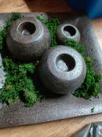 Schaal met waxinelichtjes mooi voor kerststuk, Huis en Inrichting, Ophalen of Verzenden, Zo goed als nieuw