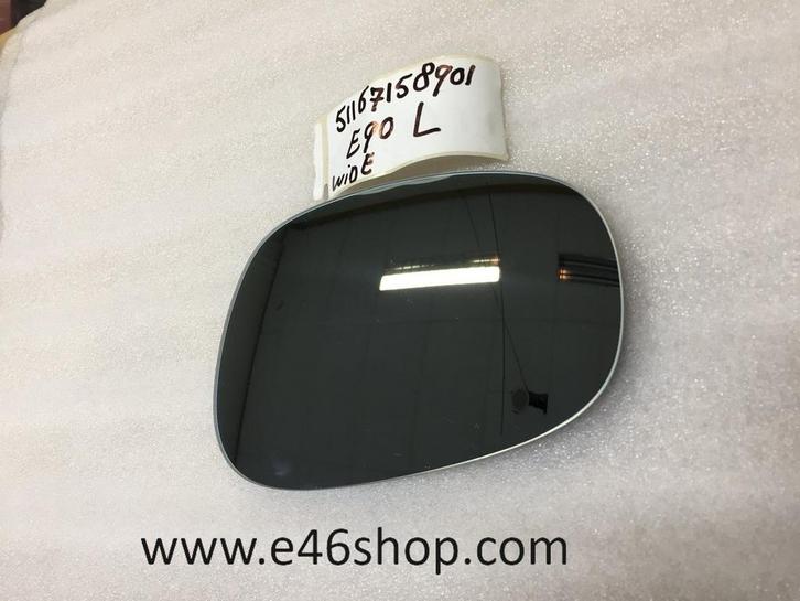 SPIEGELGLAS BMW E90 E91 LCI BLAUW OE 51167158901, Auto-onderdelen, Spiegels, BMW, Nieuw, Ophalen of Verzenden