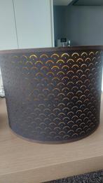 Lampenkap zwart goud, Ophalen of Verzenden, Zwart, Rond, 25 tot 50 cm