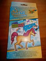 Folia Ponyhof sjabloon boek / teken boek paarden, Verzenden, Nieuw, Knutselen