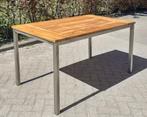 Eettafel met Amerikaans eiken blad, Huis en Inrichting, Tafels | Eettafels, Ophalen, 100 tot 150 cm, Eikenhout, 50 tot 100 cm