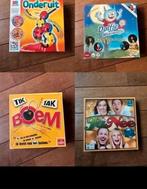 Spellenpakket: Onderuit, Dolfie, Tik Tak Boem, Ja Nee, Hobby en Vrije tijd, Gezelschapsspellen | Bordspellen, Ophalen of Verzenden