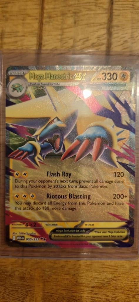 Mega Manectric EX, Ophalen of Verzenden, Nieuw