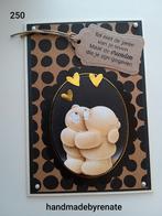 Nr. 250 Handgemaakte wenskaart Forever Friends - NU € 1,-!, Ophalen of Verzenden, Nieuw, Overige thema's