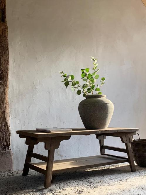 Landelijke SALONTAFEL * chinees, oud,hout,sober*Huisje Sfeer, Huis en Inrichting, Woonaccessoires | Overige, Nieuw, Ophalen of Verzenden