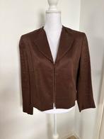 Bruin Onimo / John van Houtum jasje - maat 44, Ophalen of Verzenden, Zo goed als nieuw, Maat 42/44 (L), Bruin