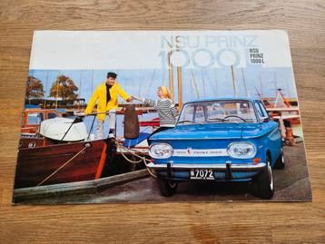 Brochure NSU Prinz 1000 L  beschikbaar voor biedingen