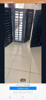 Zwarte shutters, Huis en Inrichting, Stoffering | Gordijnen en Lamellen, Ophalen of Verzenden, 50 tot 100 cm, Minder dan 100 cm