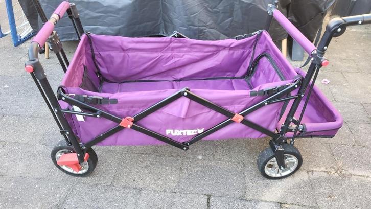 Fuxtec Bolderkar CT800 - opvouwbaar paars, Caravans en Kamperen, Bolderkarren, Gebruikt, Opvouwbaar, Ophalen