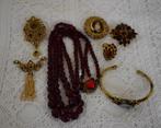 lotje oude/antieke sieraden, Ophalen of Verzenden, Overige materialen, Broche