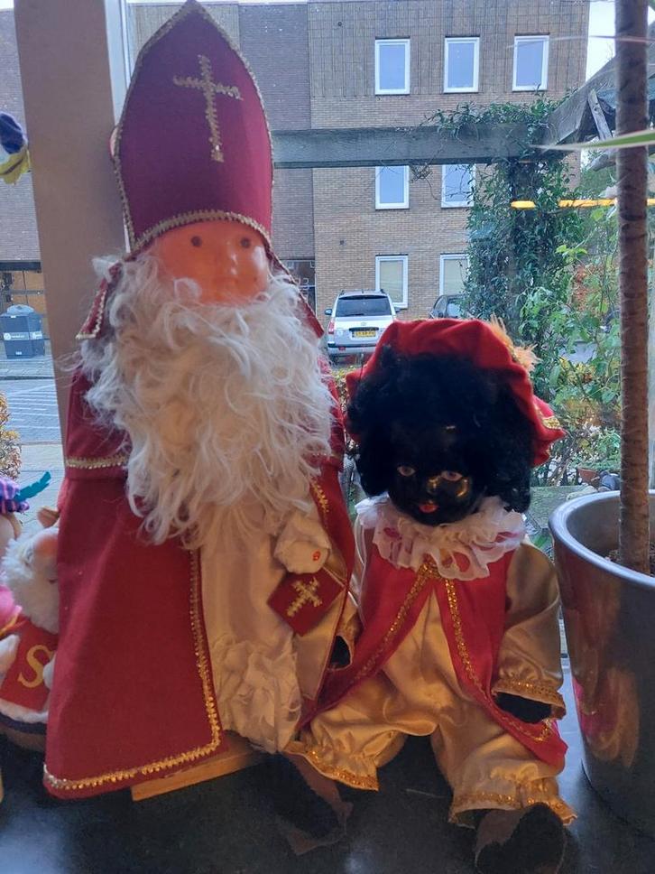 Vintage Sinterklaas en Zwarte Piet Poppen, Diversen, Sinterklaas, Gebruikt, Ophalen of Verzenden