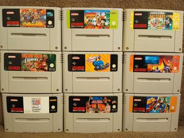 Super Nintendo + games + GB player + controllers beschikbaar voor biedingen