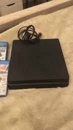 PS4 Slim 500GB + 2 Games - Topconditie!, Spelcomputers en Games, Spelcomputers | Sony PlayStation 4, Ophalen, Zo goed als nieuw