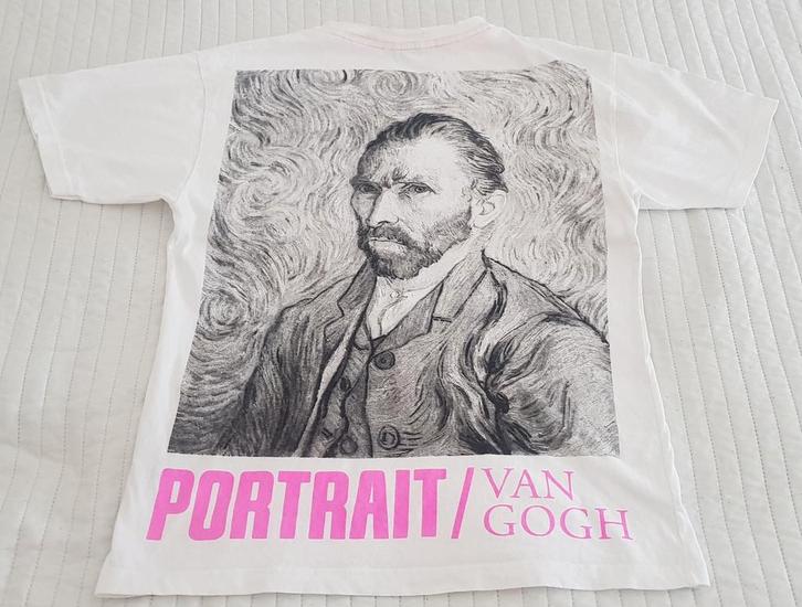 Zara vincent van Gogh t-shirt wit maat m maat 38 tshirt roze, Kleding | Dames, T-shirts, Gedragen, Maat 38/40 (M), Wit, Korte mouw