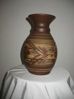 Vaas Keramiek/ Aardewerk Bruin Handgemaakt Germany Vintage, Antiek en Kunst, Ophalen of Verzenden