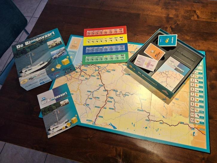 De Binnenvaart - Het ondernemersspel over de binnenvaart, Hobby en Vrije tijd, Gezelschapsspellen | Bordspellen, Nieuw, Ophalen of Verzenden