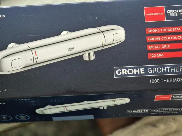Grohe Thermostaat Douche kraan, Doe-het-zelf en Verbouw, Sanitair, Zo goed als nieuw, Kraan, Chroom, Ophalen