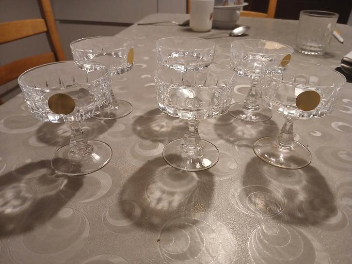 Kristallen Likeurglazen & Borrelglaasjes Kristal d'Arques, Antiek en Kunst, Antiek | Glas en Kristal, Ophalen