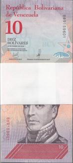 Venezuela Bankbiljet 10 Bolivares 2018 UNC in bundel van 100, Ophalen of Verzenden, Zuid-Amerika, Los biljet