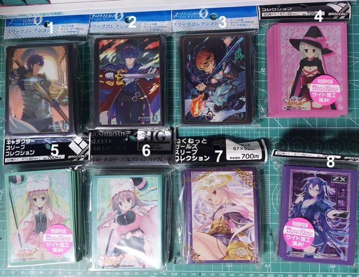 Anime Card Sleeve voor Magic, Yugioh, One Piece TCG Etc., Hobby en Vrije tijd, Verzamelkaartspellen | Overige, Nieuw, Sleeves of Kaarthoesjes