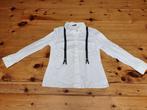 Witte blouse met zwarte bretels 44., Maat 42/44 (L), Ophalen of Verzenden, Wit, Zo goed als nieuw